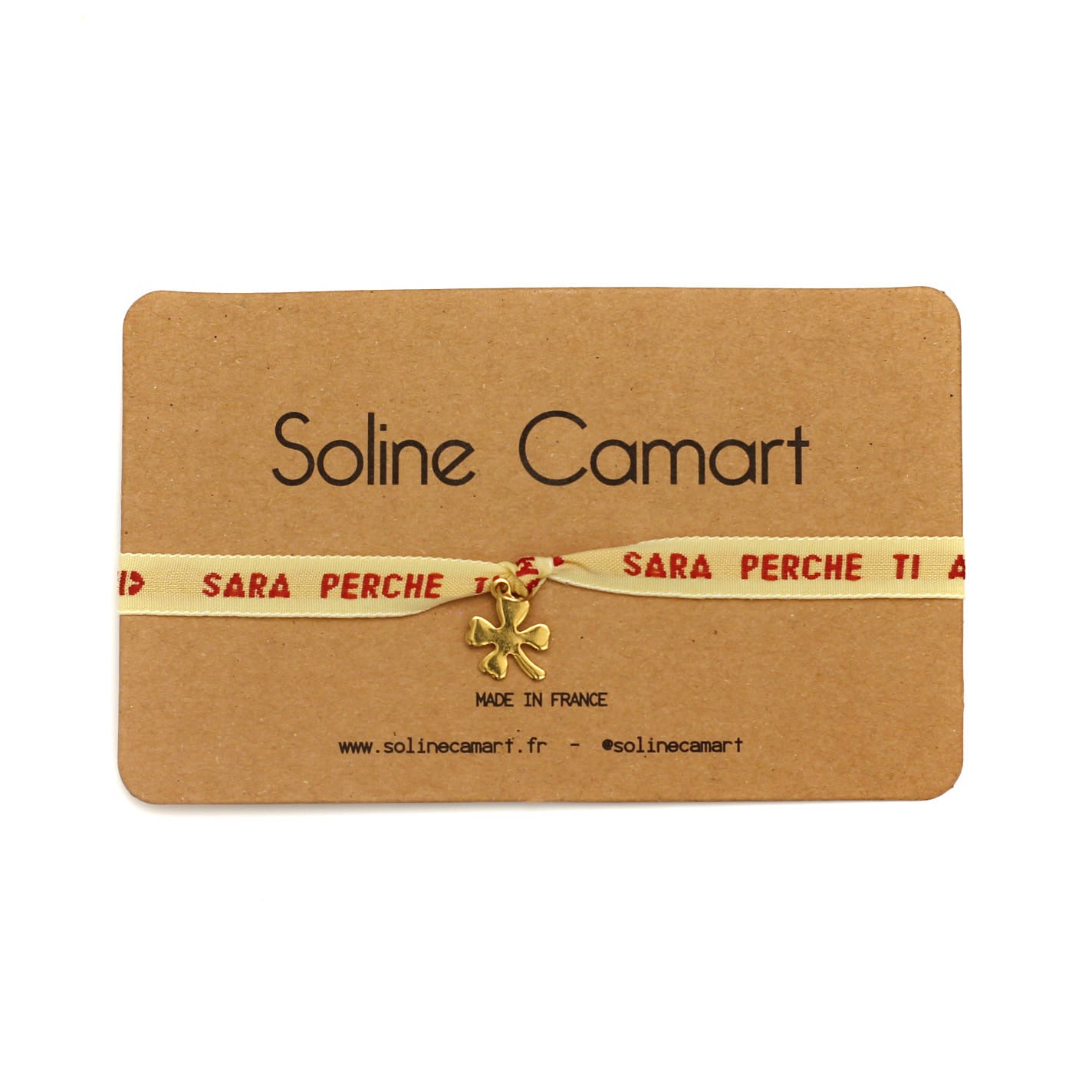 Bracelet cadeau chanson italienne amour