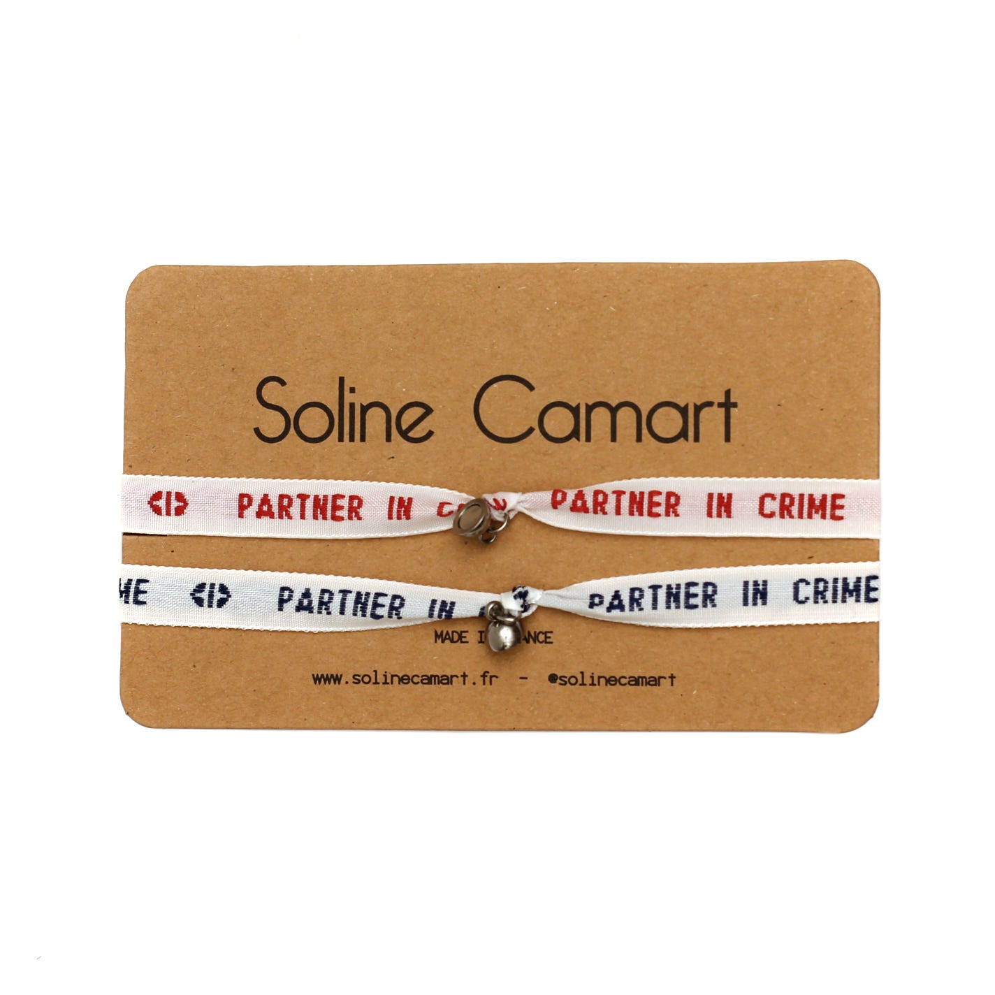 Bracelet partner in crime aimant