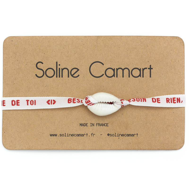Bracelet phrase chanson amour