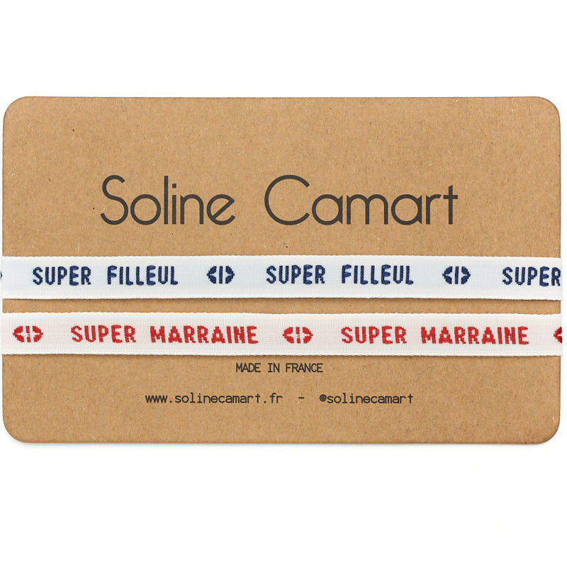 bracelets super filleul et super marraine
