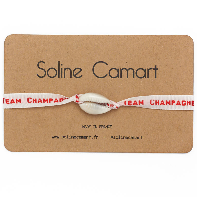 Bracelet cadeau team champagne