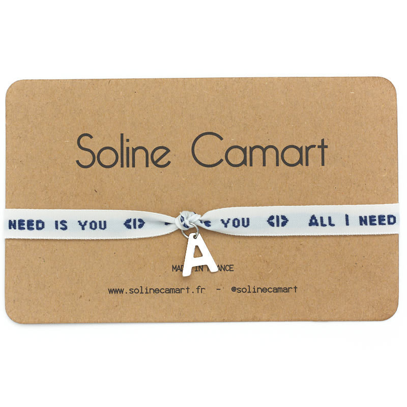 all i need is you bracelet cadeau personnalise