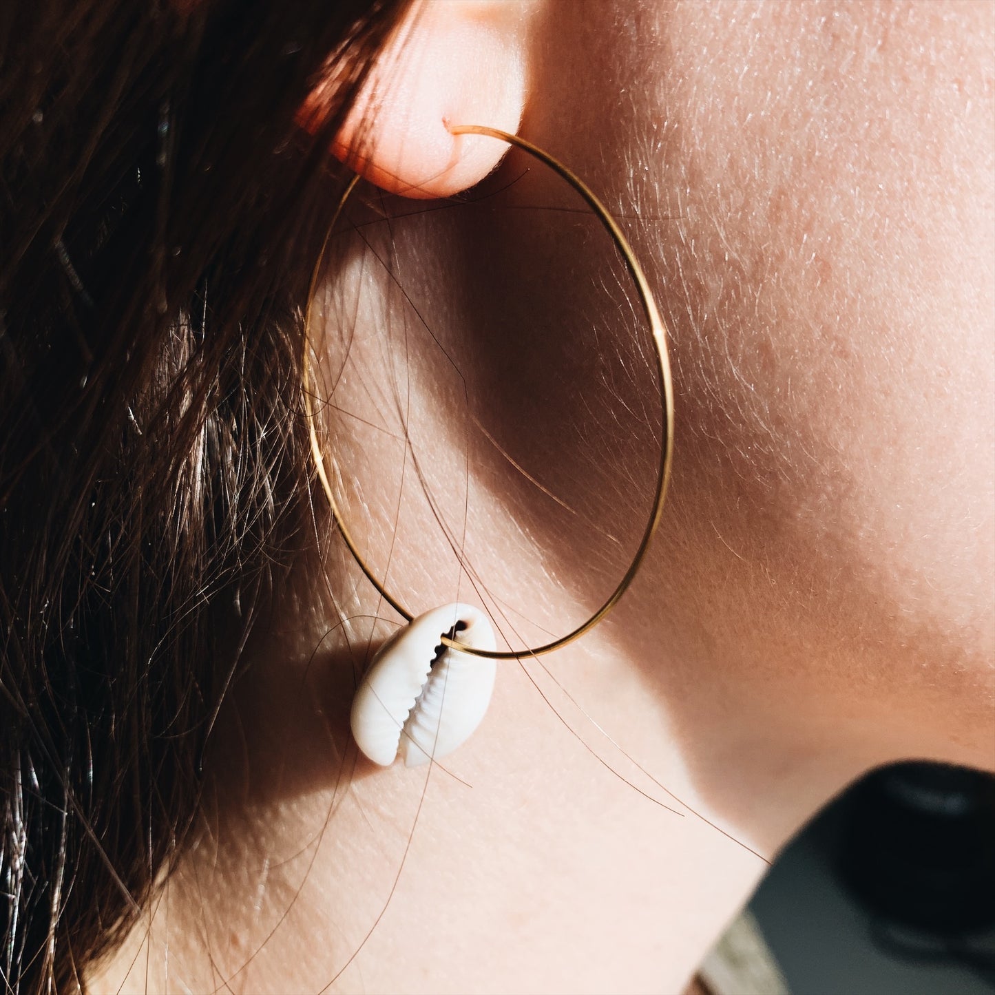 boucle d oreille coquillage naturel