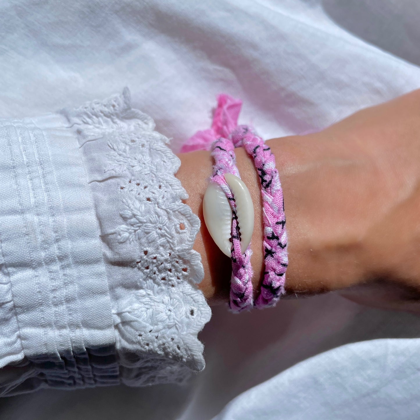 Bracelet Bandana & Coquillage