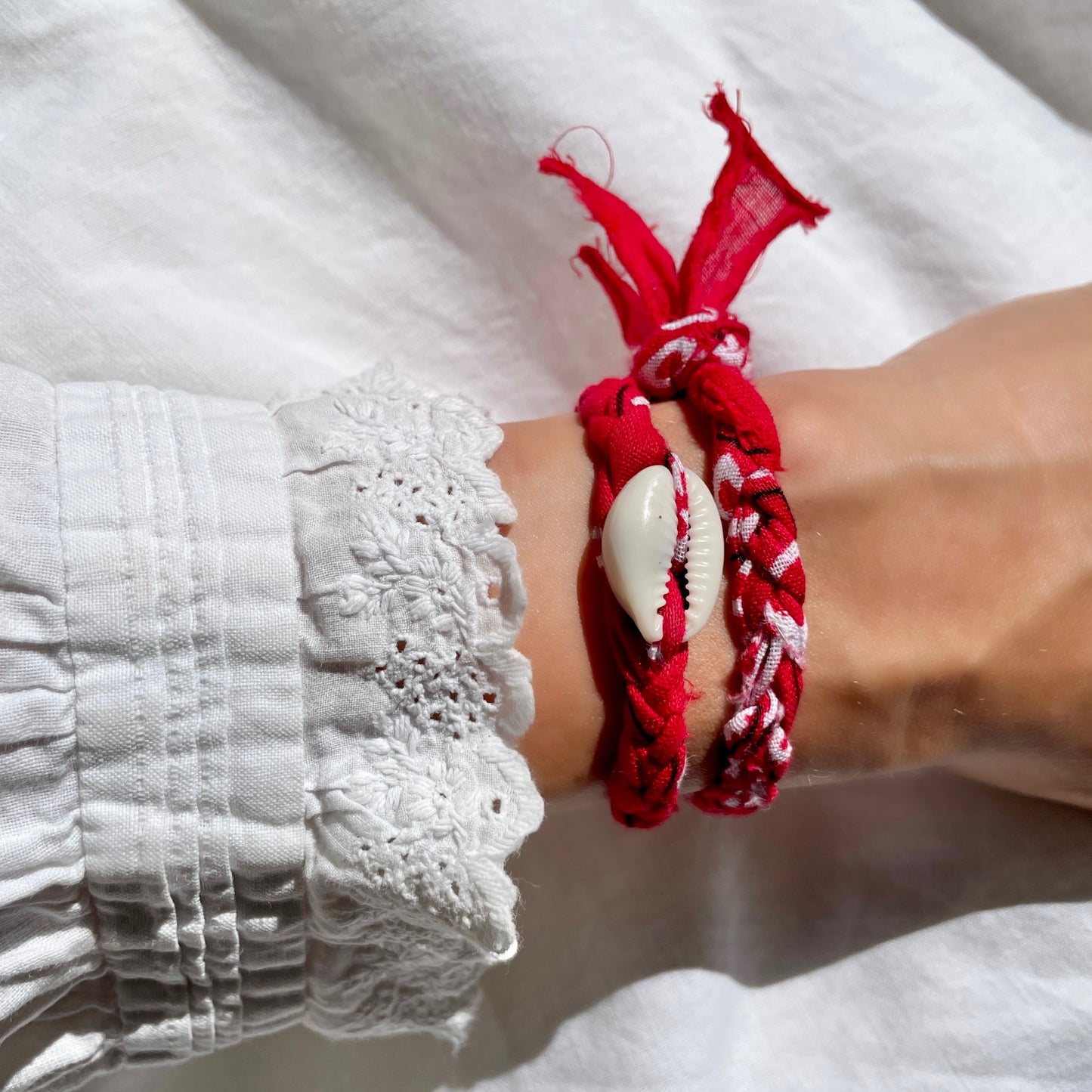 Bracelet Bandana & Coquillage