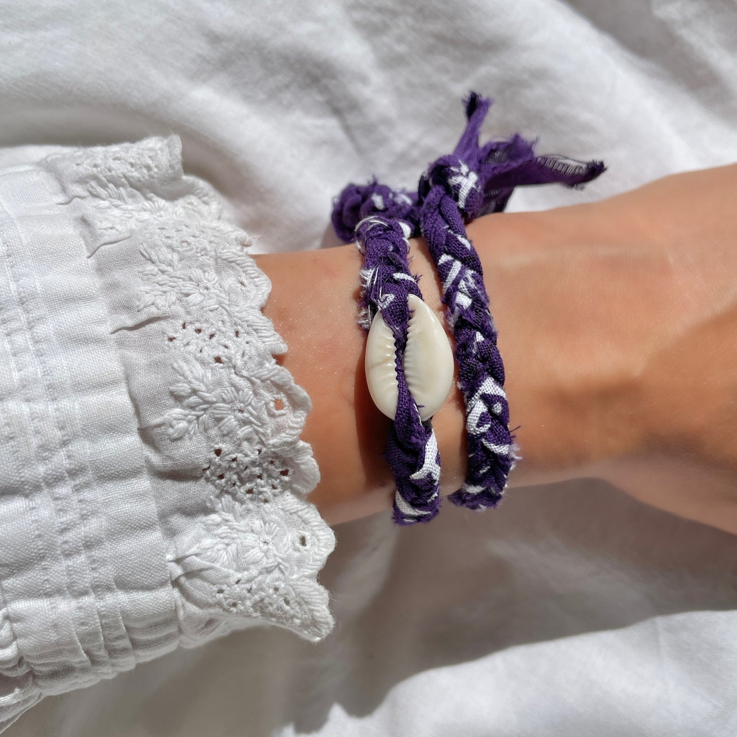 Bracelet Bandana & Coquillage