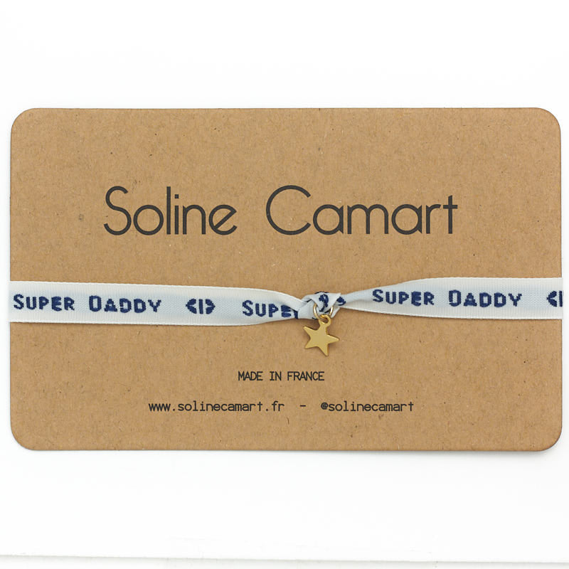 cadeau bracelet daddy papa