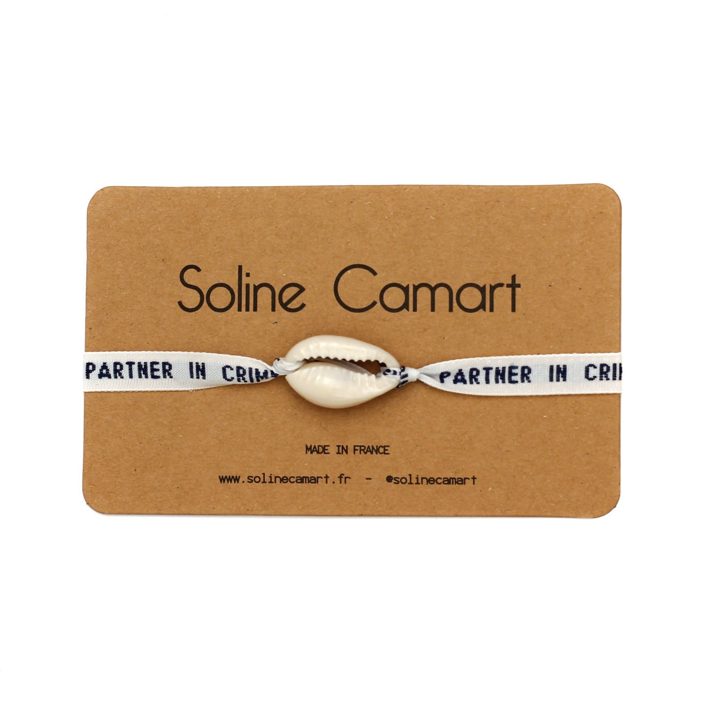 Bracelet amour Partner in crime bleu plage