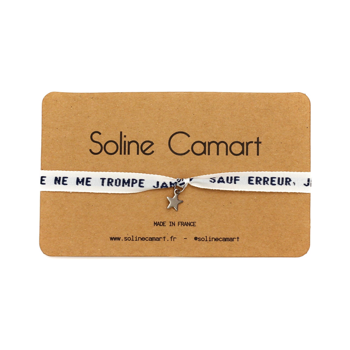 Bracelet phrase drole cadeau humour pretentieux