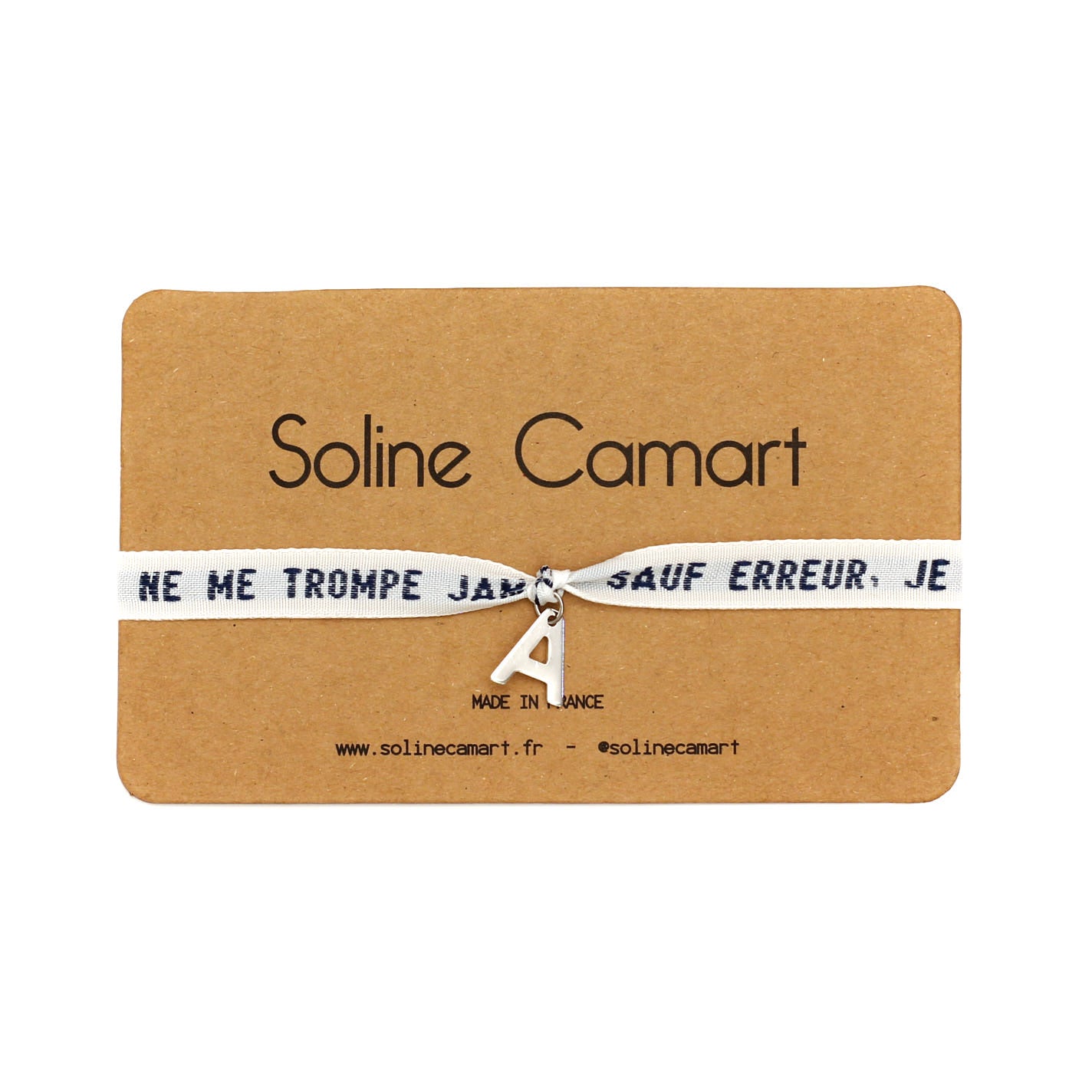 Bracelet phrase drole cadeau humour pretentieux personnalise