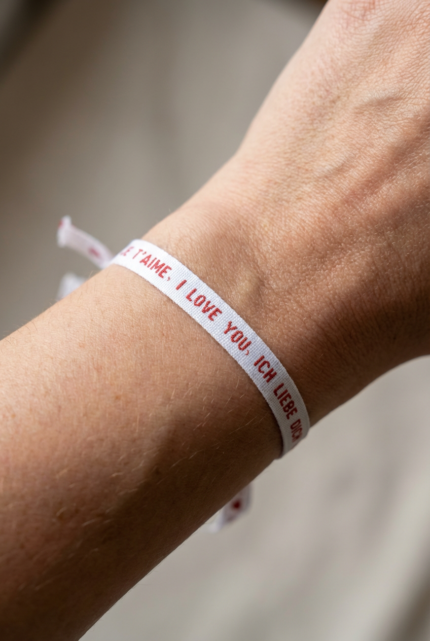 JE T'AIME, I LOVE YOU, ICH LIEBE DICH - Rouge