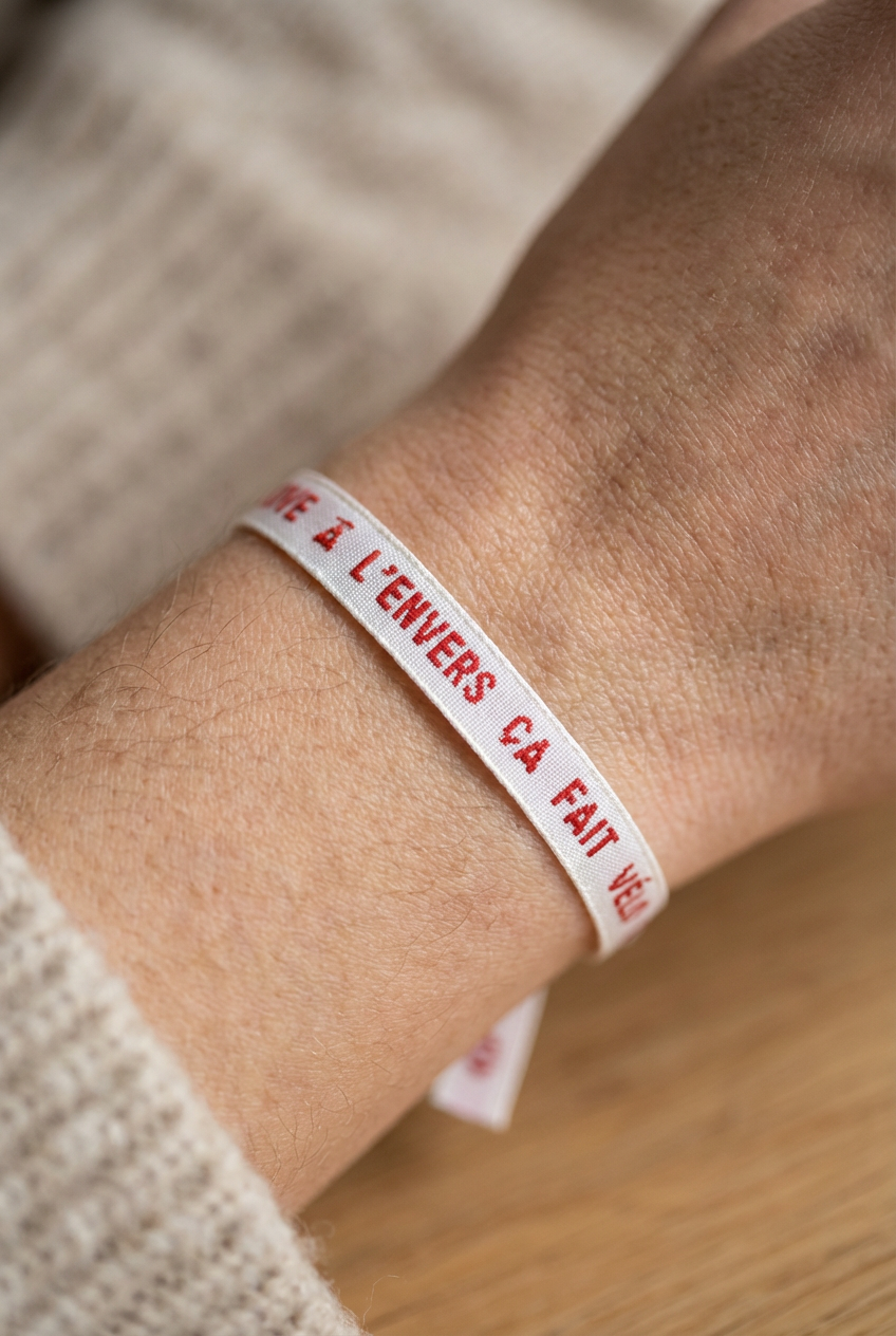 LOVE À L'ENVERS ÇA FAIT VÉLO - Rouge