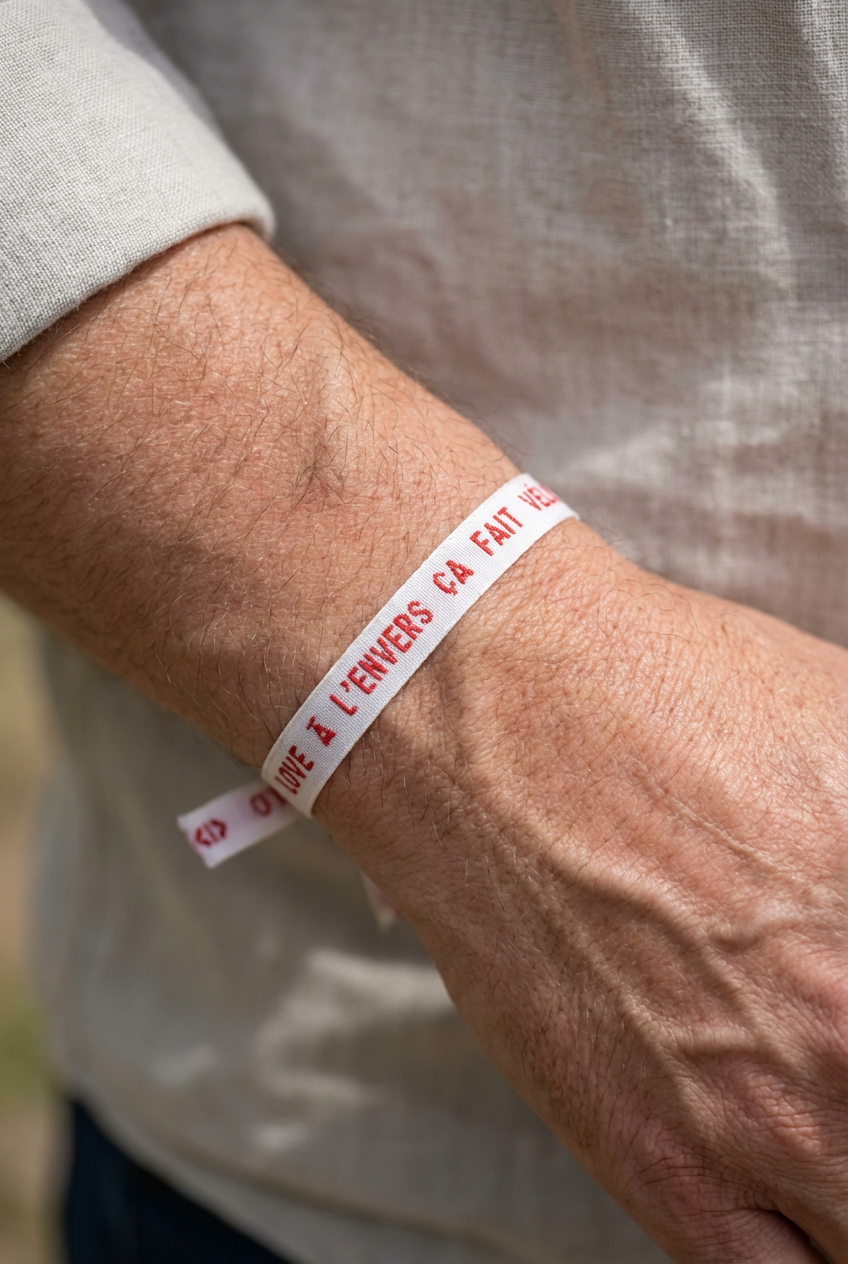 LOVE À L'ENVERS ÇA FAIT VÉLO - Rouge