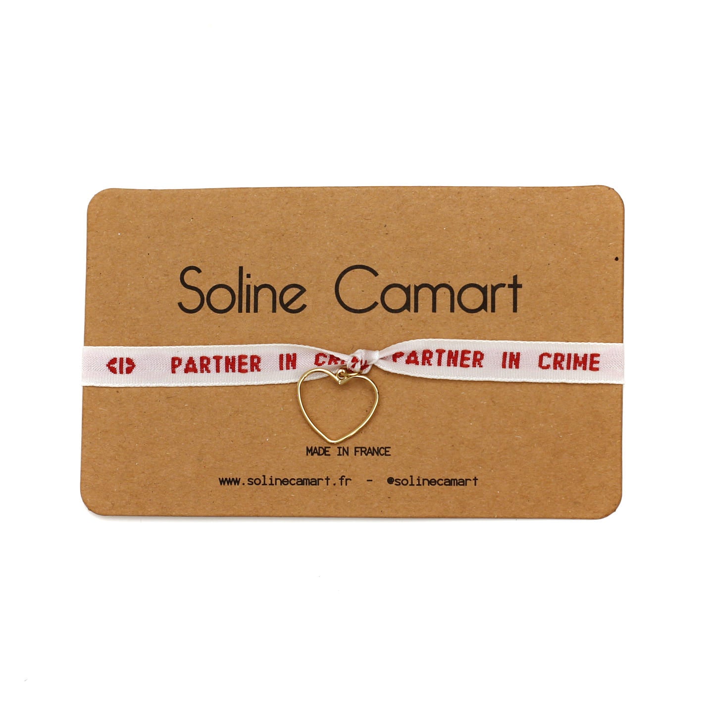 bracelet PARTNER-IN-CRIME rouge