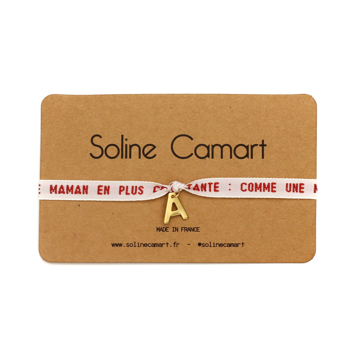 bracelet cadeau tante humour personnalise
