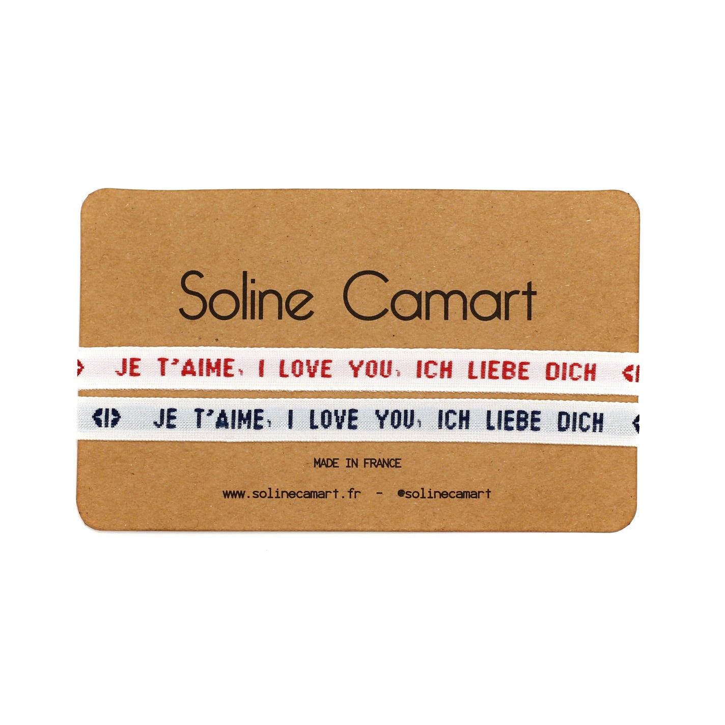 bracelet je t aime I love you amour