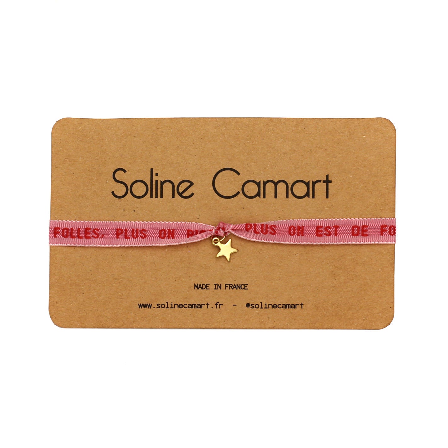 cadeau bracelet copine drole