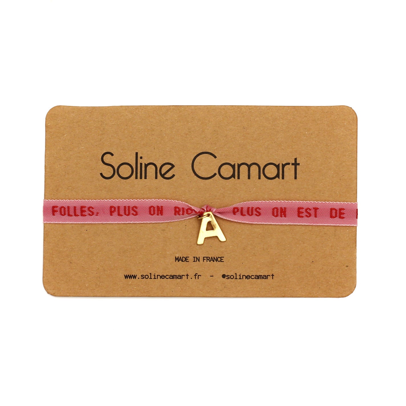 cadeau bracelet copine drole personnalise