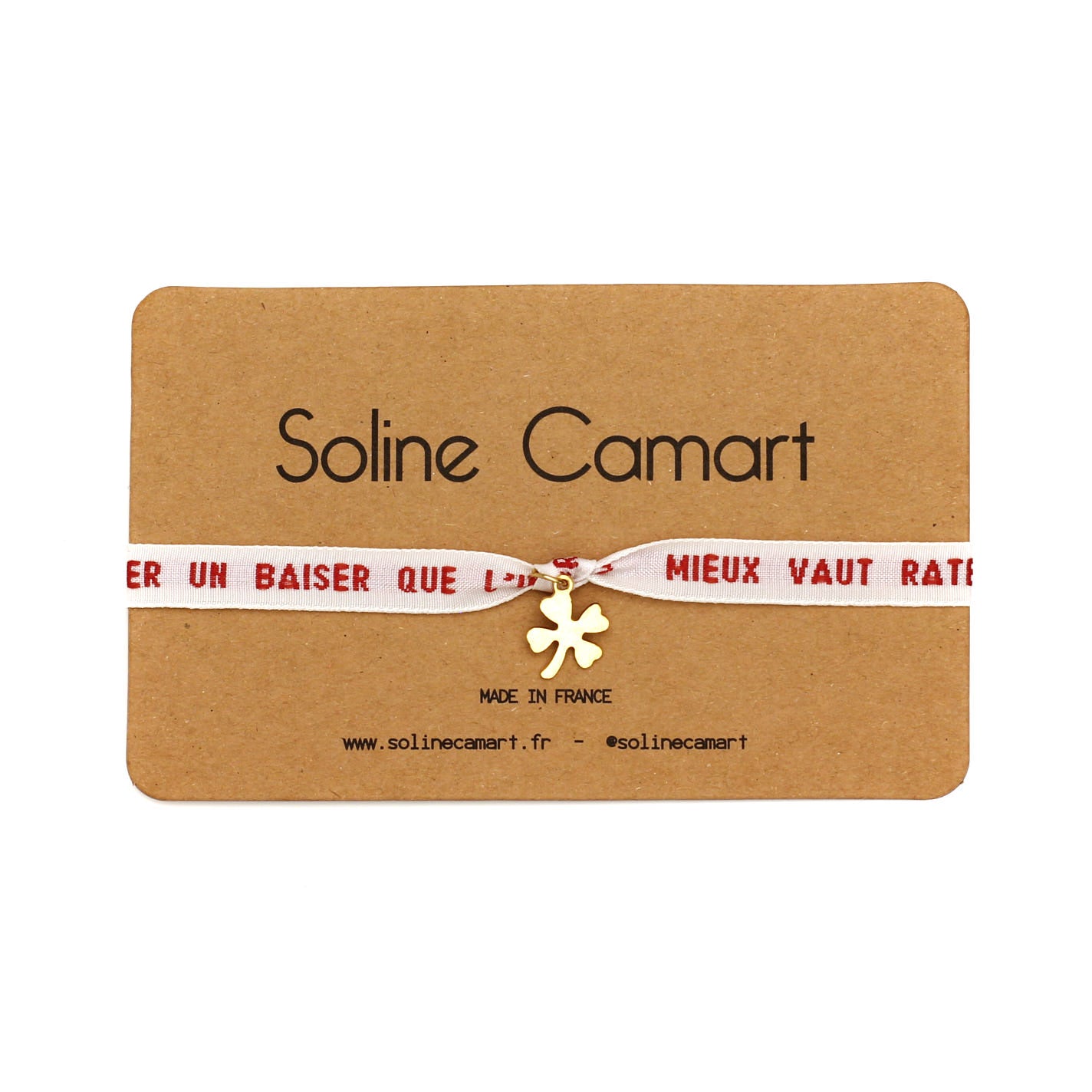 idee cadeau phrase drole  rater un baiser bijou
