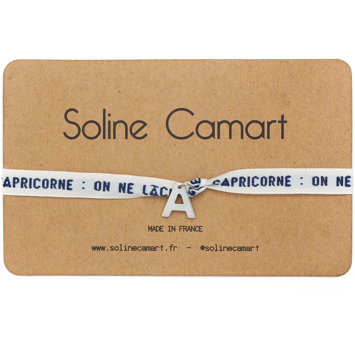 bracelet capricorne signe astrologique personnalise