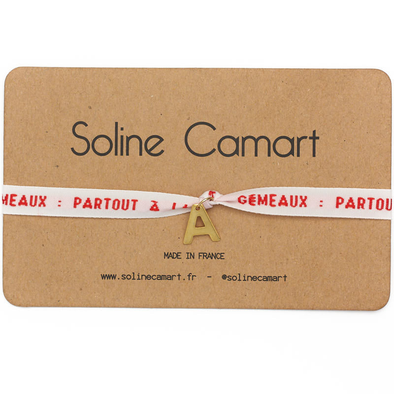 bracelet gemeaux signe astro personnalise