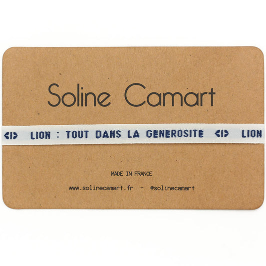 bracelet lion signe astrologique