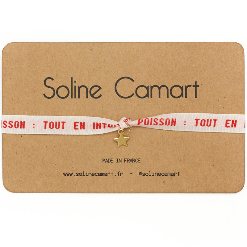 bracelet poisson signe astrologique bijou