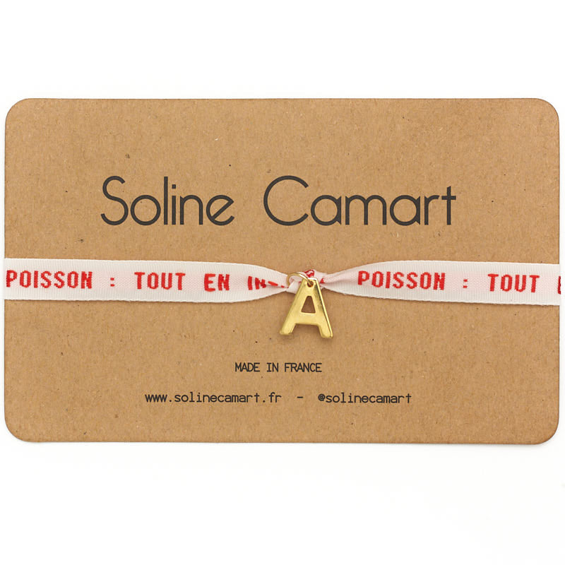 bracelet poisson signe astrologique  personnalise