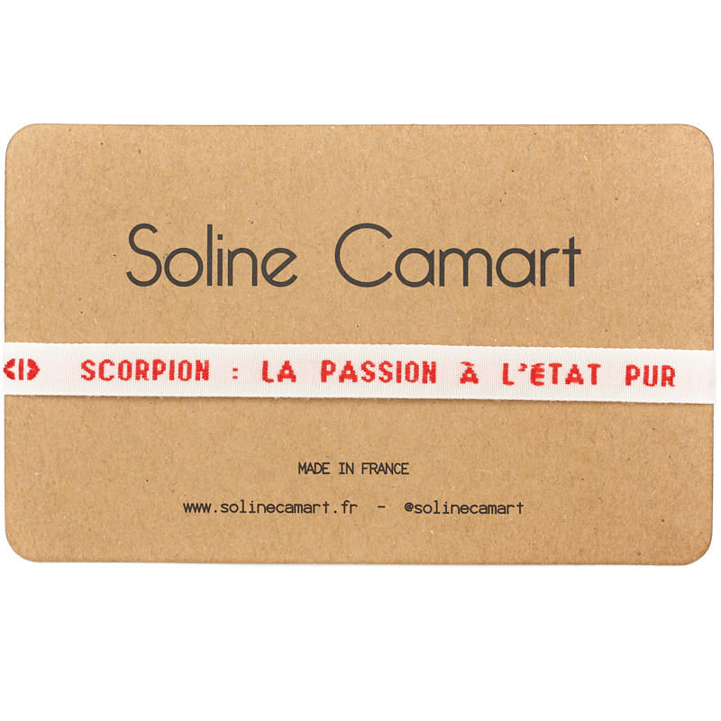 bracelet scorpion signe astrologique