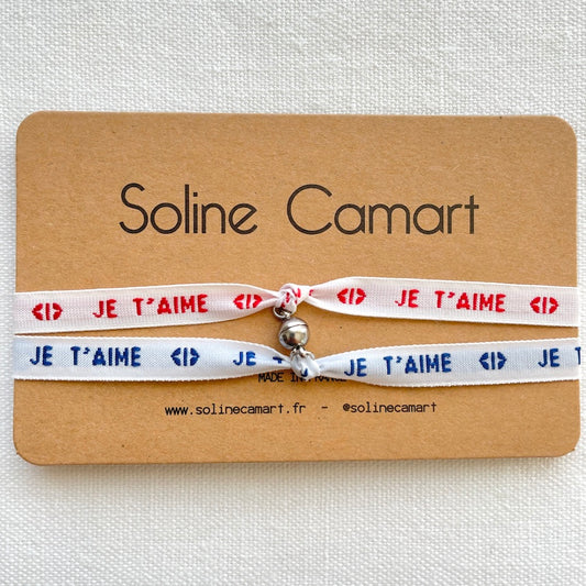 Bracelet Je t'aime amour