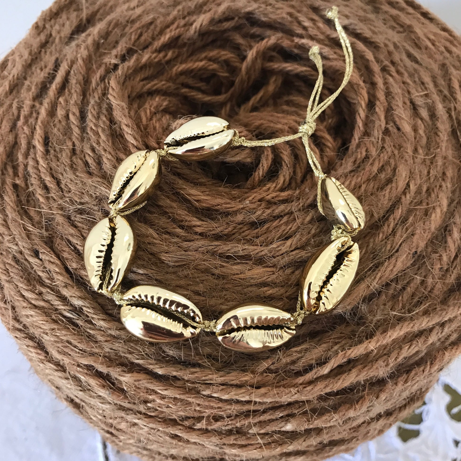Bracelet coquillages vacances plage