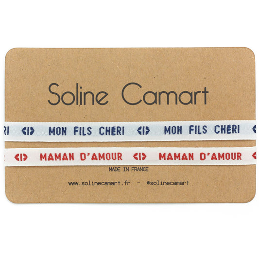 Bracelet  famille fils maman
