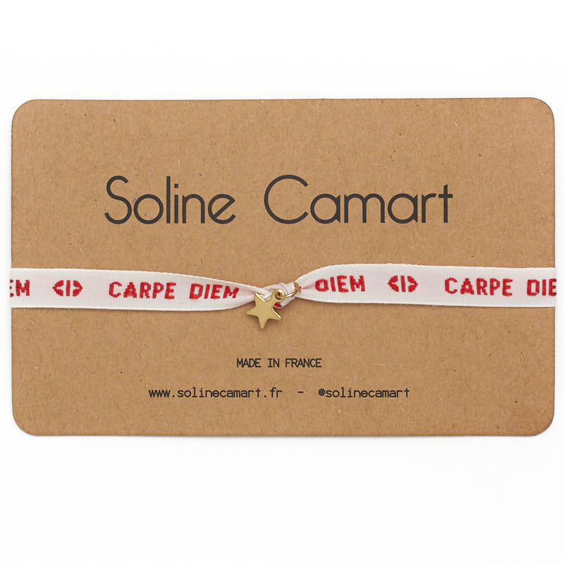 Bracelet phrase poeme