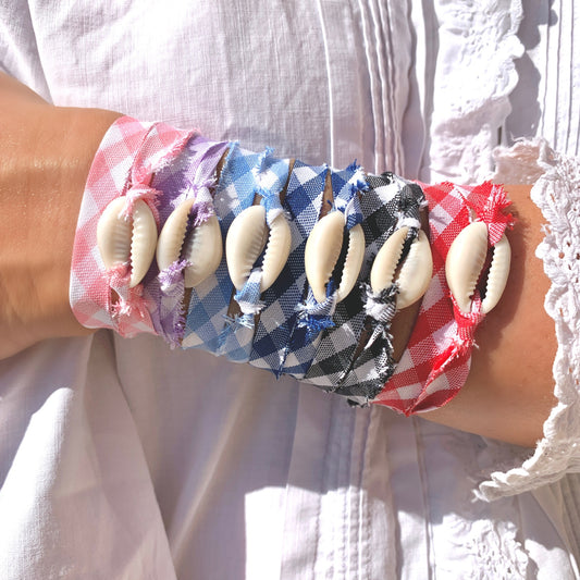 Bracelet Coquillage & Vichy