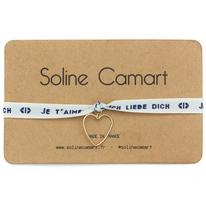 I love you je t aime bracelet