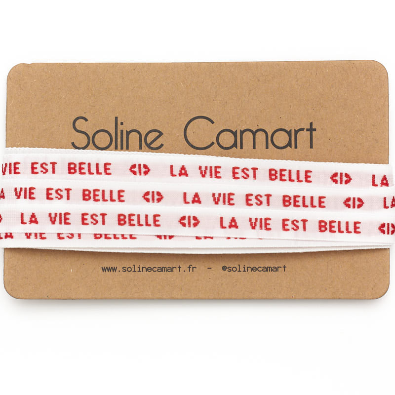 Paire de lacets la vie est belle
