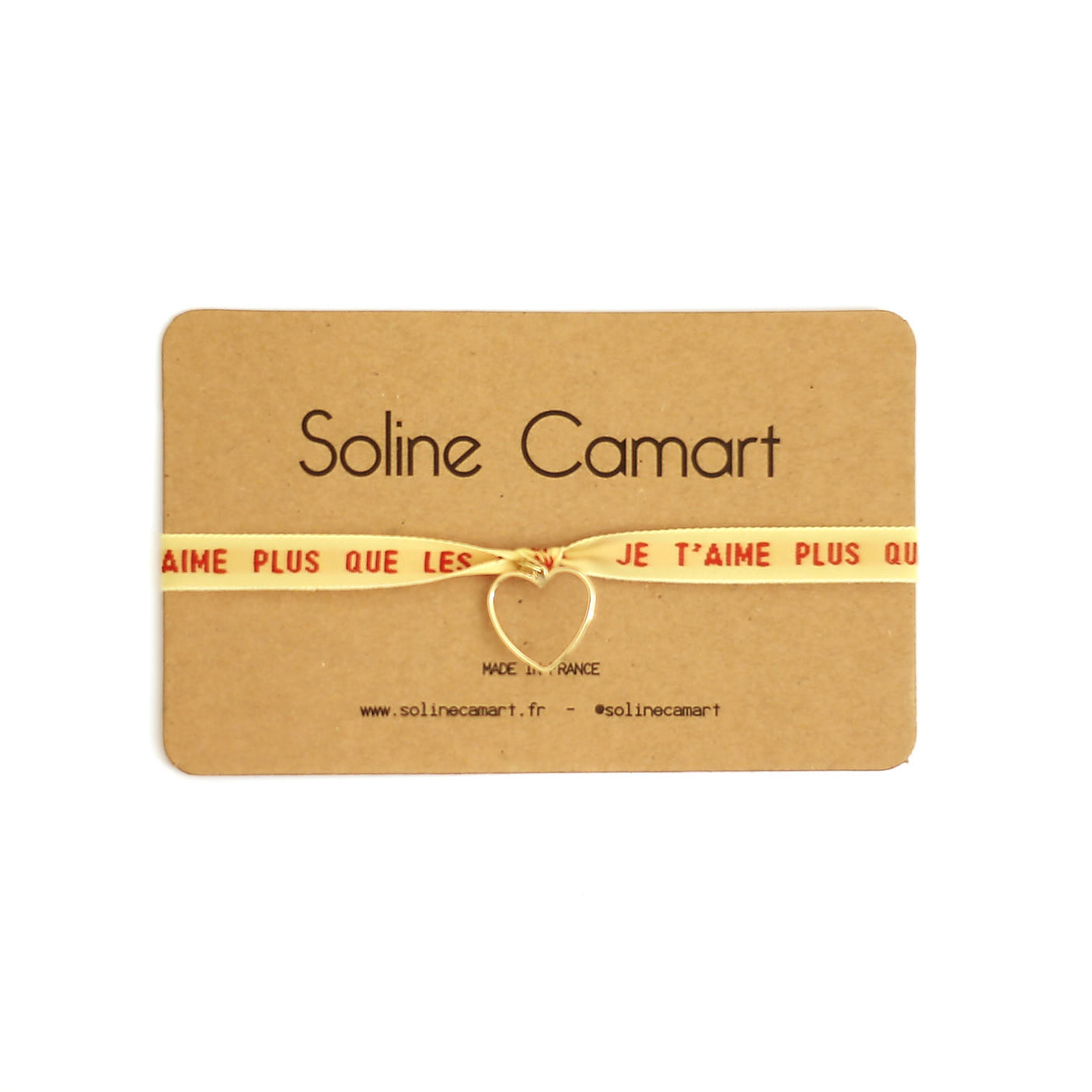 bracelet amour drole