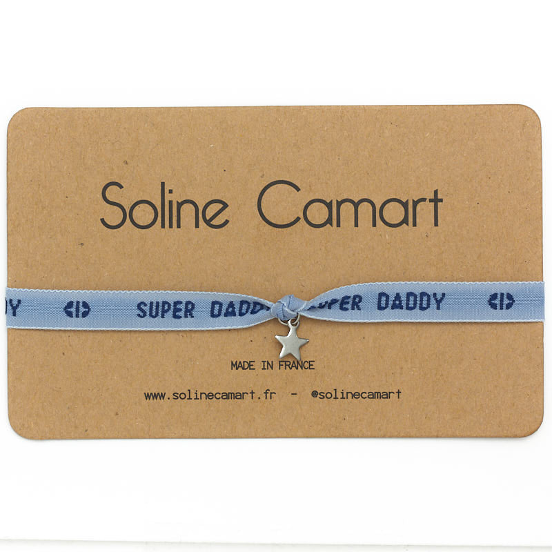 bracelet cadeau Super Daddy papa