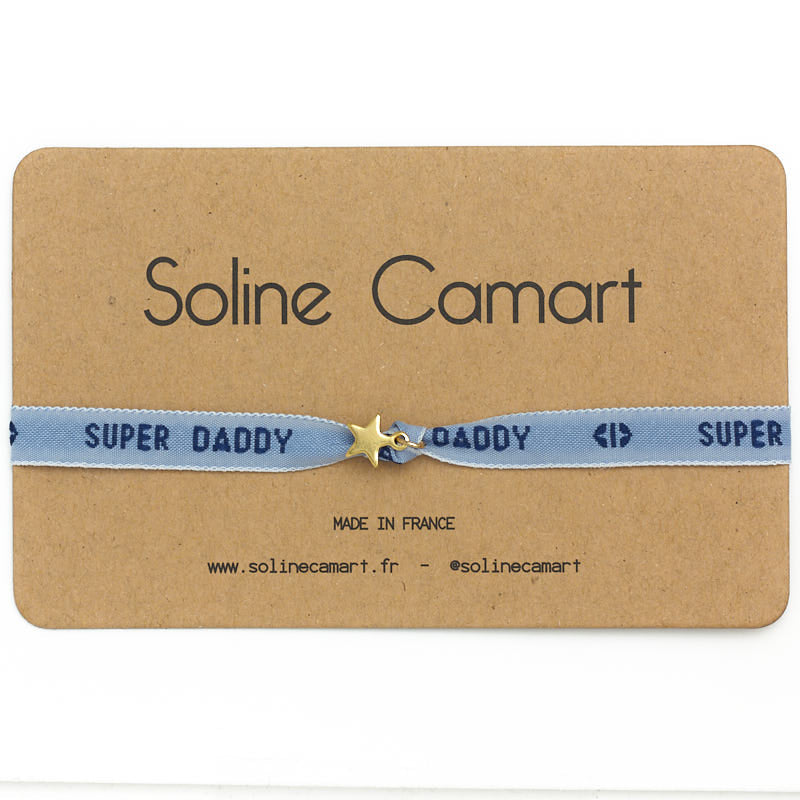 bracelet cadeau Super Daddy papa