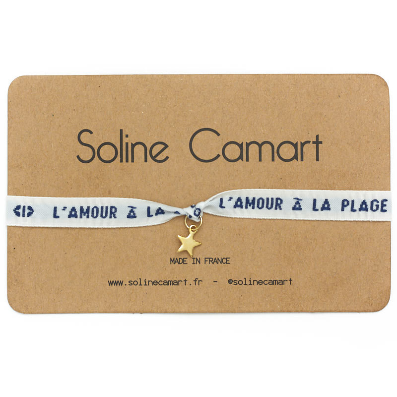 bracelet cadeau amour a la plage
