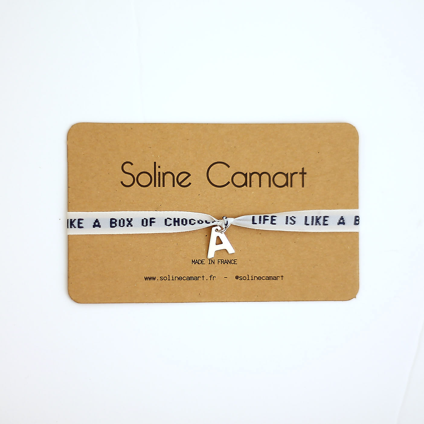 bracelet forest gump personnalise