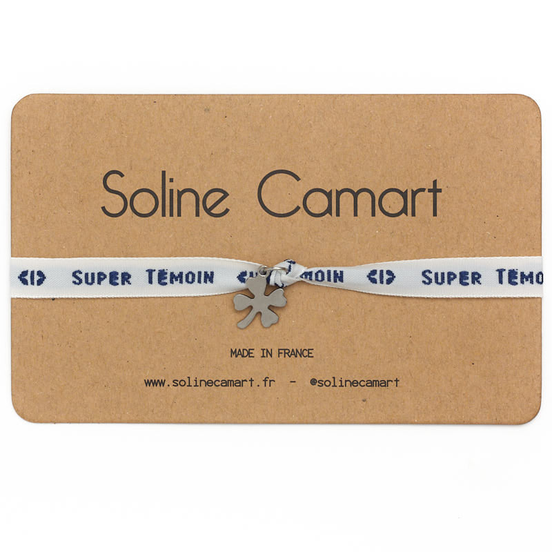 bracelet message temoin mariage