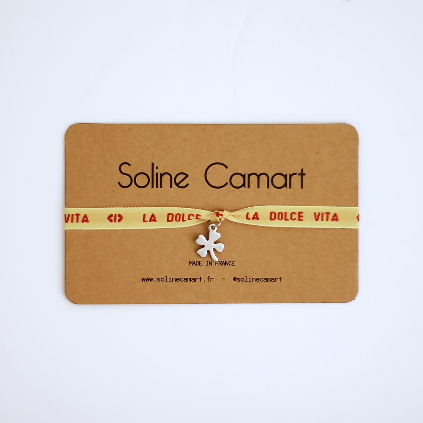 bracelet phrase en italien