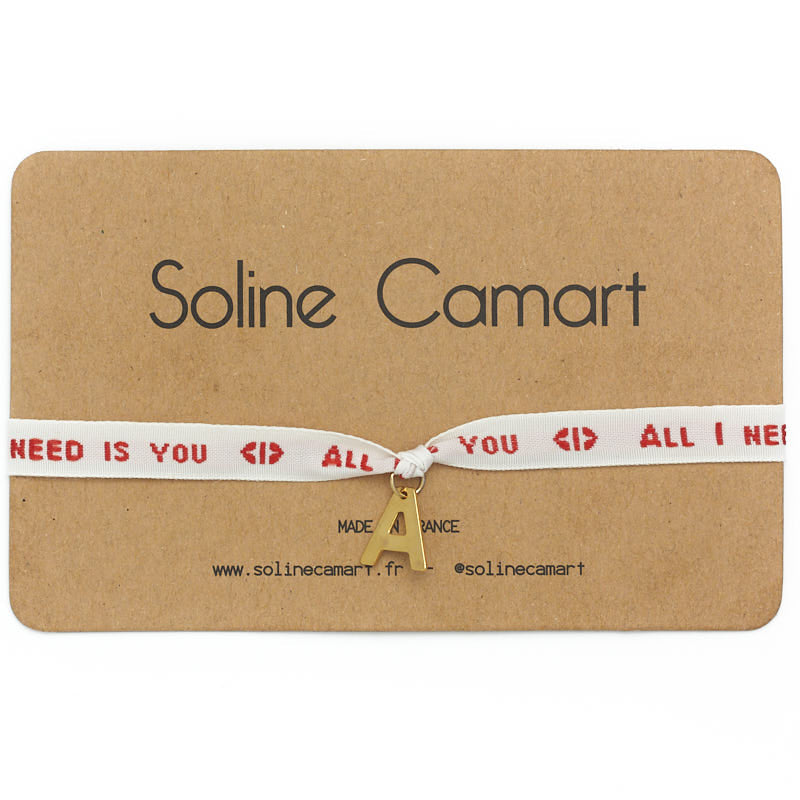 cadeau Bracelet All i need is you personnalise