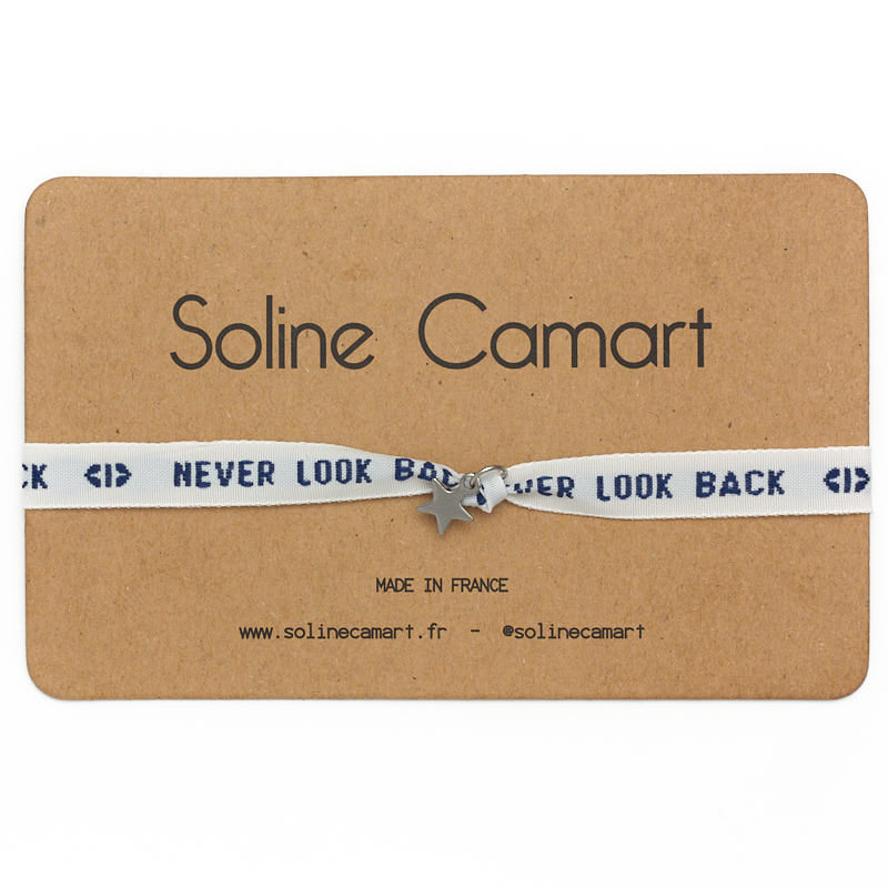 cadeau bracelet Never Look Back 