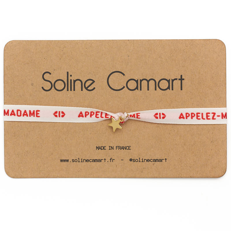 cadeau bracelet appelez moi madame